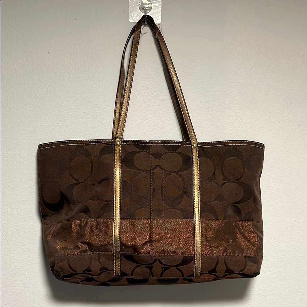 Coach Brown Tote Bag